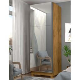 Sapateira Gold com Espelho Madeirado - Gelius Móveis - 2 Sapateira Gold com Espelho Madeirado - Gelius Móveis - 2