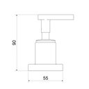 Ver imagem 2 de Acabamento Para Registro Athena Slim 1/2'' 3/4'' e 1'' Meber Metais