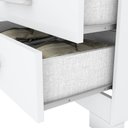 Ver imagem 5 de Guarda-roupa 91cm Solteiro 3 Portas 2 Gavetas Açaí Henn