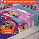 Ver imagem 5 de Jogo de Cama Infantil Lepper Lol Solteiro 3 Peças Microfibra Roxo