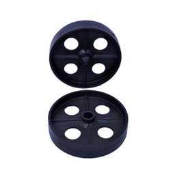 CARRINHO PARA MOTOR DE BARCO 04 RODAS ATÉ 25 HP PRETO PLUS - 2