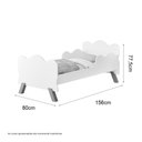Ver imagem 2 de Cama Infantil Angel Branco com Auxiliar Cambel