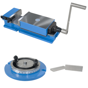 Morsa de Precisão + Base Giratória + Mordente Modelo M-180