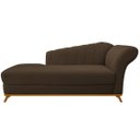Ver imagem 2 de Kit Diva Recamier Vanessa 140cm Lado Esquerdo e 02 Poltronas Laura Suede - Doce Sonho Móveis RECAMIE