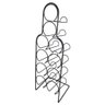 Suporte para 10 garrafas metal preto 19x28x55cm BTC - 1