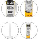 Ver imagem 4 de Borracha Silicone Branco 256g Acético Vonder