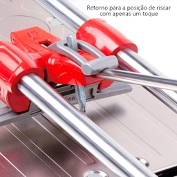 Cortador Manual de Pisos e Porcelanatos CORTAG MEGA 155 Corte 155cm Diagonal 110x110cm Espessura - 12