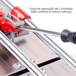 Cortador Manual de Pisos e Porcelanatos CORTAG MEGA 155 Corte 155cm Diagonal 110x110cm Espessura - 8