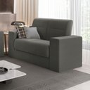 Ver imagem 5 de Sofá 2 e 3 Lugares 1050 Recife Veludo CInza Mamflex