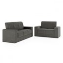 Ver imagem 1 de Sofá 2 e 3 Lugares 1050 Recife Veludo CInza Mamflex