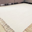 Ver imagem 1 de Tapete Cru 2,00 X 1,50 Sala Quarto Artesanal Algodão Liso