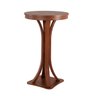 Bistrô Mesa Alta Bar Redonda Europa 65 x 65 x 100 cm Madeira Maciça Imbuia - RMI - 1
