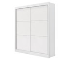 Ver imagem 1 de Guarda Roupa Solteiro 2 Portas 3 Gavetas - Santorini-branco - Móveis D'doro