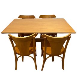 Conjunto Fixo 120x80 Mesa X com 4 Cadeiras Italia Madeira Maciça Tauari - 7