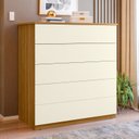 Ver imagem 1 de Aparador para Sala de Estar com 5 Gavetas Compacta