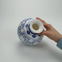 Ver imagem 6 de Vaso Decorativo Enfeite Redondo Bone China Home&co 17x16x16cm Azul