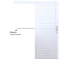 Ver imagem 5 de Porta de Alumínio de Correr Sobrepor 215x90cm Laminada Reversil Soft Plus Mgm