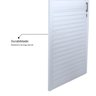 Porta de Alumínio de Correr Sobrepor 215x80cm Laminada Reversil Soft Plus MGM - 7