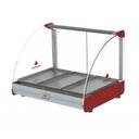 Ver imagem 1 de Estufa de Aquecimento Curva Alimentos 3 Bandejas 250w Prv-03e Vermelho 127v - Progás P37039