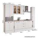 Ver imagem 5 de Cozinha Completa Milla Liz 13 Portas 3 Gavetas MDF 330cm Móveis Carraro