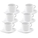 Ver imagem 1 de Jogo de Xícaras de Chá Porcelana Píres Paola 240 Ml 12 Peças