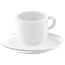 Ver imagem 2 de Jogo de Xícaras de Chá Porcelana Píres Paola 240 Ml 12 Peças