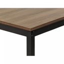 Ver imagem 6 de Escrivaninha Mesa Escritório 110x55 110cm Preto Fosco e Nogal
