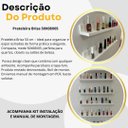 Ver imagem 3 de Kit 2 Esmalteira Salão Manicure Branco 2 Peças