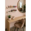 Ver imagem 2 de Kit 2 Esmalteira Salão Manicure Branco 2 Peças