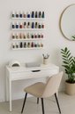 Ver mais imagens de Kit 2 Esmalteira Salão Manicure Branco 2 Peças