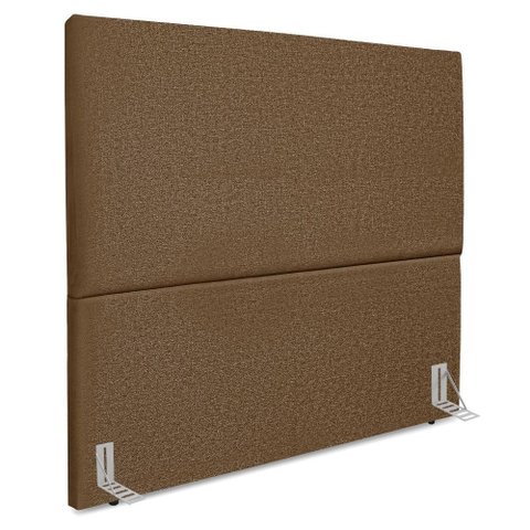 Cabeceira Queen 160 Cm com Frame Luna Linho Marrom Artte