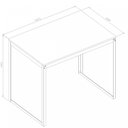 Ver imagem 3 de Escrivaninha Mesa Escritório 90x60