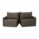 Ver imagem 5 de Sofá Cama Baraúna Retrátil e Reclinável 3 Lugares 2,00m em Linho Premium CabeCasa MadeiraOriginals