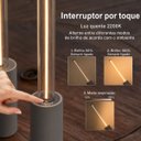 Ver imagem 2 de Luminária de Mesa Tubo Filamento Led Touch Recarregável Usb 3 Modos Luz Quente Decorativa