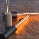 Ver imagem 5 de Luminária de Mesa Tubo Filamento Led Touch Recarregável Usb 3 Modos Luz Quente Decorativa