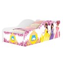 Ver imagem 1 de Cama de Solteiro Carro Infantil de Mdf para Quarto com Proteção Lateral Adesivada Das Princesas