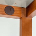 Ver imagem 4 de Mesa Bistrô Tiê Pés em Madeira Maciça CabeCasa MadeiraOriginals Marrom/Amêndoa/Off White