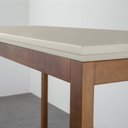 Ver imagem 3 de Mesa Bistrô Tiê Pés em Madeira Maciça CabeCasa MadeiraOriginals Marrom/Amêndoa/Off White