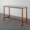 Ver mais imagens de Mesa Bistrô Tiê Pés em Madeira Maciça CabeCasa MadeiraOriginals Marrom/Amêndoa/Off White