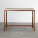 Ver imagem 6 de Mesa Bistrô Tiê Pés em Madeira Maciça CabeCasa MadeiraOriginals Marrom/Amêndoa/Off White