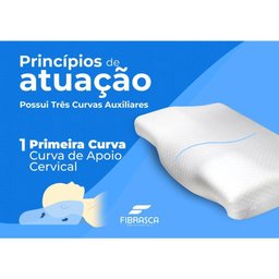 Travesseiro Nasa Cervical Ortopédico Anatômico Fibrasca - 6 Travesseiro Nasa Cervical Ortopédico Anatômico Fibrasca - 6
