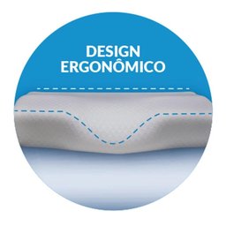 Travesseiro Nasa Cervical Ortopédico Anatômico Fibrasca - 3 Travesseiro Nasa Cervical Ortopédico Anatômico Fibrasca - 3
