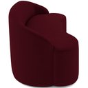 Ver imagem 7 de Sofá 4 Lugares Curvo Sala de Estar Living Lótus D02 Veludo Marsala 230 cm C-278 - Lyam Decor