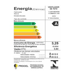 Ventilador Teto Potente Sala 4 Pás Palha Winds Ventax 220v - 2