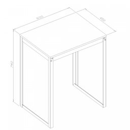 Escrivaninha Mesa Escritório 60x45 - 3