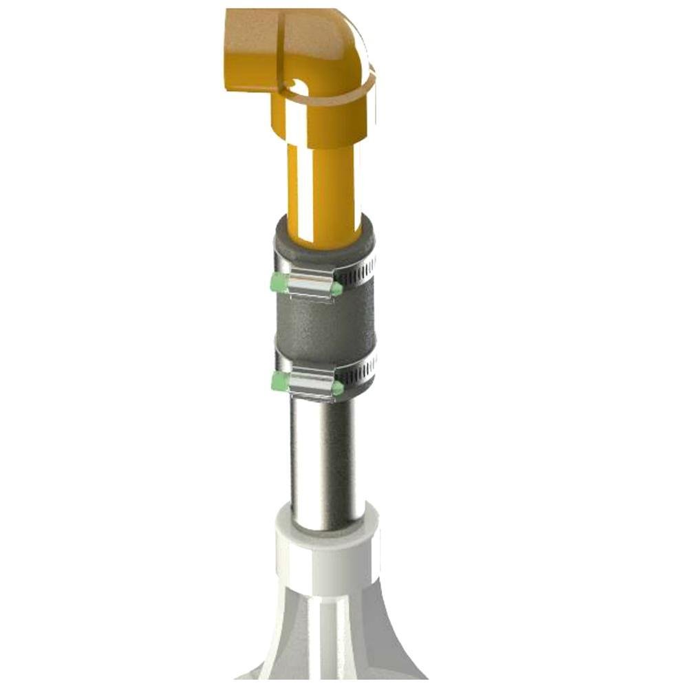 União Luva Flexível Mangote Pvc e Ferro Dn50mm Cano 1.1/2 - 5