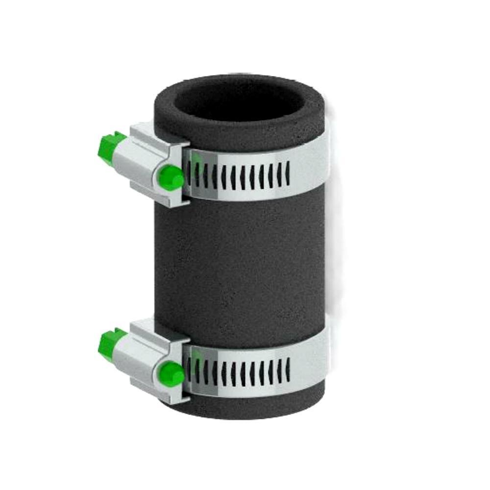União Luva Flexível Mangote Pvc e Ferro Dn50mm Cano 1.1/2 - 3
