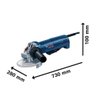 Esmerilhadeira Angular Bosch Gws 9-125 P, 1,7 Kg, 900w, 220v - 3