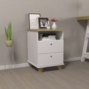 Ver imagem 2 de Gaveteiro Retrô 2 Gavetas 1 Nicho Day 