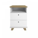 Ver imagem 4 de Gaveteiro Retrô 2 Gavetas 1 Nicho Day 